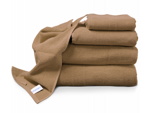 SET PESHQIRËSH 5 PJESË KAFE/BEZHË