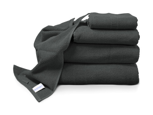 DORMEO COTTON TOWEL SET DARK BLUE