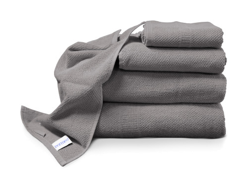 SET PESHQIRËSH 5 PJESË NGJYRË HIRI