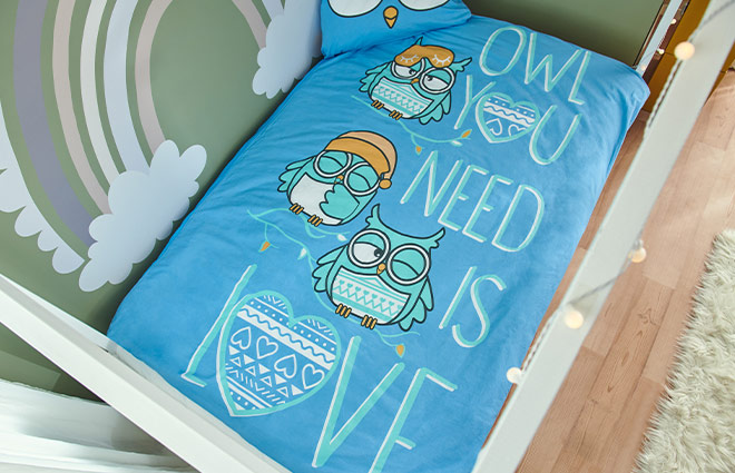 Set i çarçafëve I Owl You